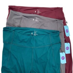 Joy Clean Boss Women's 1X Performance Leggings Pants NWT Lot‎ of 3